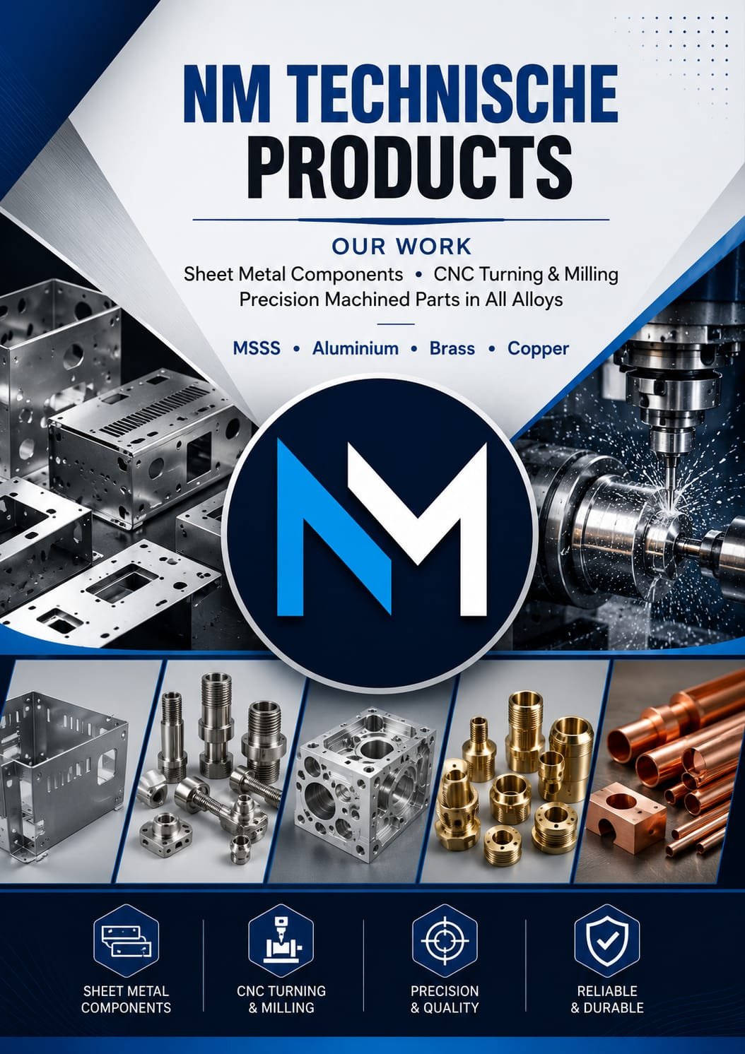 NM Technische Products company reference poster