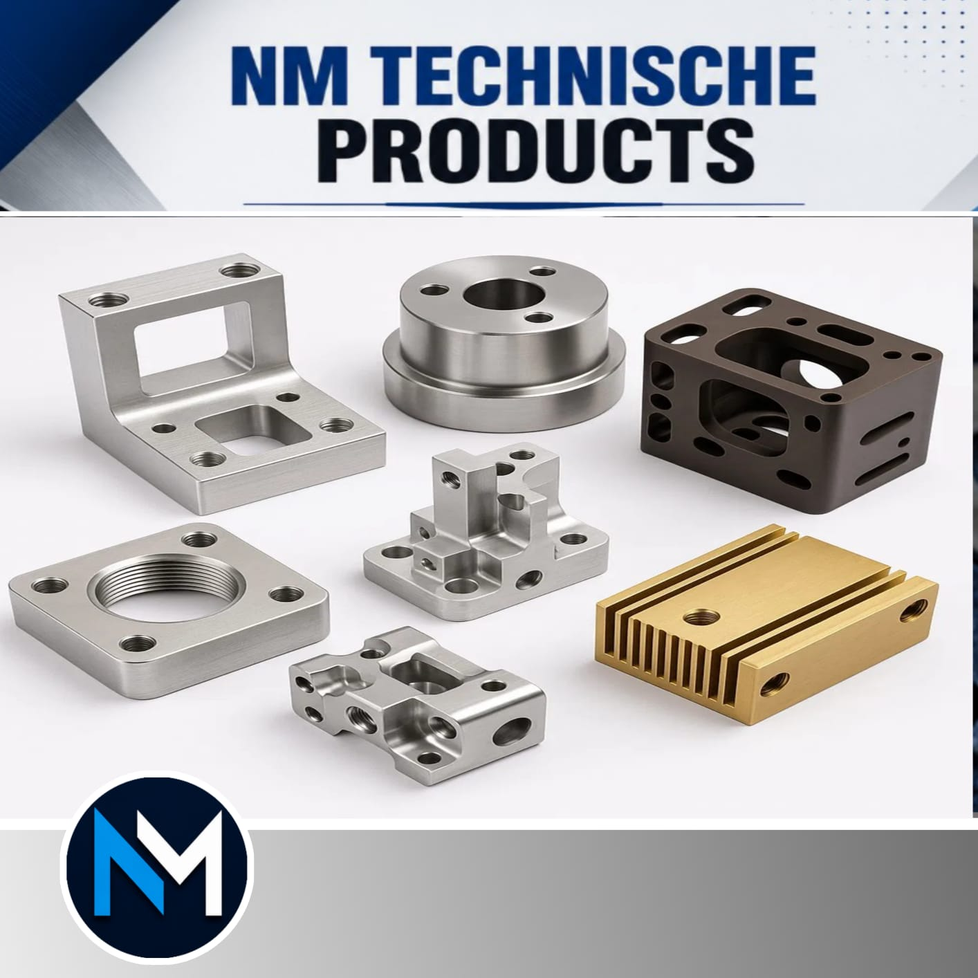 Precision machined metal components