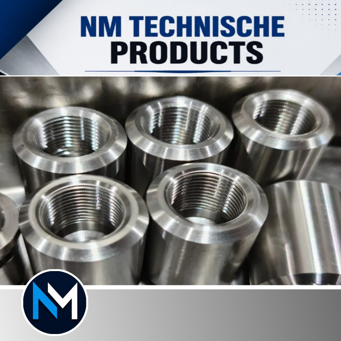 Precision threaded bushes and turned components